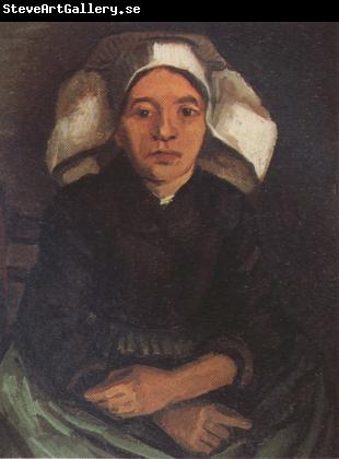 Vincent Van Gogh Peasant Woman,Seated,With White Cap (nn04)
